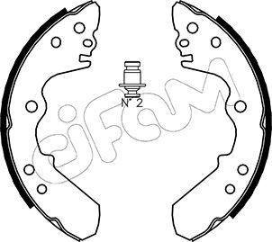 Brake Shoe Set CIFAM 153-192