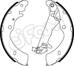 Brake Shoe Set CIFAM 153-194Y