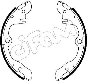 CIFAM 153-199 Brake Shoe Set
