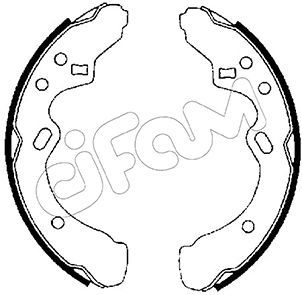 CIFAM 153-204 Brake Shoe Set