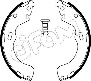 Brake Shoe Set CIFAM 153-216