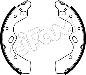 CIFAM 153-219 Brake Shoe Set