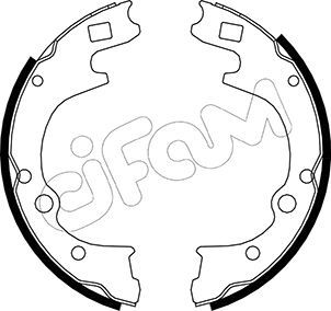 Brake Shoe Set CIFAM 153-221