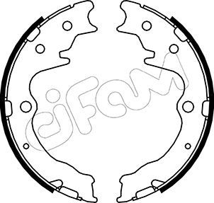 Brake Shoe Set, parking brake CIFAM 153-228