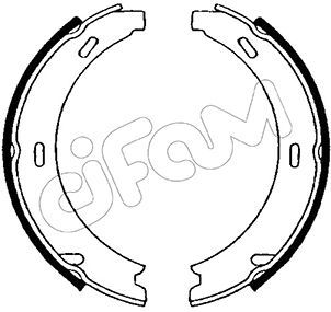 CIFAM 153-234 Brake Shoe Set, parking brake