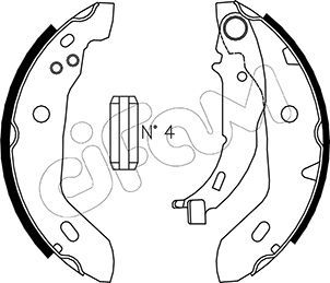 CIFAM 153-235 Brake Shoe Set