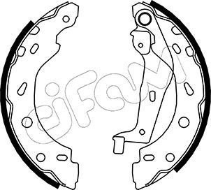 Brake Shoe Set CIFAM 153-237
