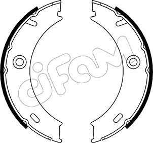 Brake Shoe Set, parking brake CIFAM 153-240
