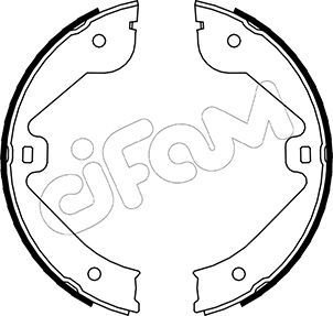 Brake Shoe Set, parking brake CIFAM 153-244