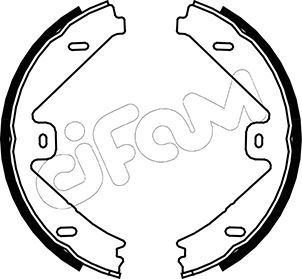 Brake Shoe Set, parking brake CIFAM 153-250