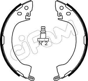 Brake Shoe Set CIFAM 153-251