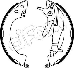 Brake Shoe Set CIFAM 153-251Y
