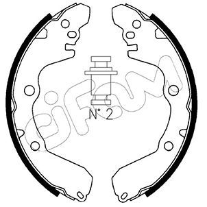 Brake Shoe Set CIFAM 153-256