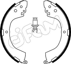 Brake Shoe Set CIFAM 153-260
