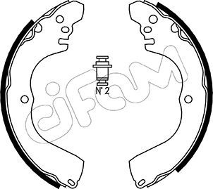 Brake Shoe Set CIFAM 153-261