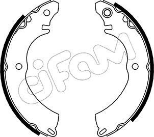Brake Shoe Set CIFAM 153-263