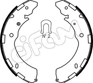 CIFAM 153-269 Brake Shoe Set