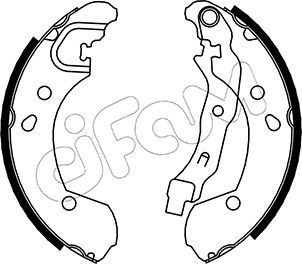 Brake Shoe Set CIFAM 153-290