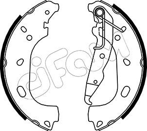 CIFAM 153-319 Brake Shoe Set