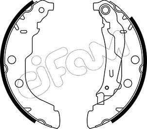 CIFAM 153-326 Brake Shoe Set