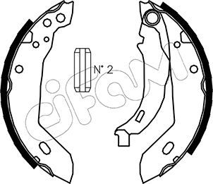 Brake Shoe Set CIFAM 153-344