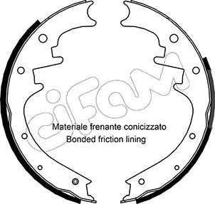 Brake Shoe Set CIFAM 153-358