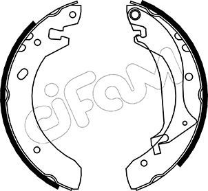 Brake Shoe Set CIFAM 153-368