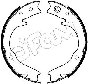 Brake Shoe Set, parking brake CIFAM 153-388