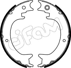 Brake Shoe Set, parking brake CIFAM 153-389