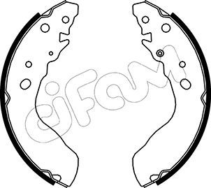 CIFAM 153-403 Brake Shoe Set
