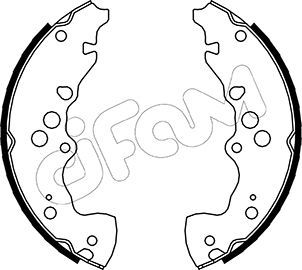 Brake Shoe Set CIFAM 153-405