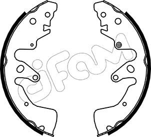 CIFAM 153-407 Brake Shoe Set