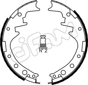 Brake Shoe Set CIFAM 153-413