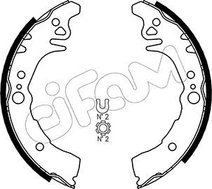 Brake Shoe Set CIFAM 153-436
