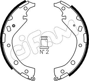 Brake Shoe Set CIFAM 153-437