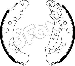 Brake Shoe Set CIFAM 153-454
