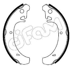 Brake Shoe Set CIFAM 153-456