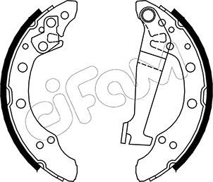Brake Shoe Set CIFAM 153-462