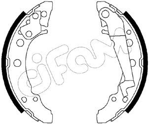CIFAM 153-470 Brake Shoe Set