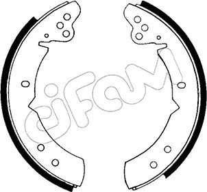 Brake Shoe Set CIFAM 153-471
