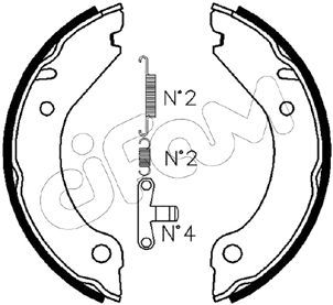 Brake Shoe Set, parking brake CIFAM 153-473K