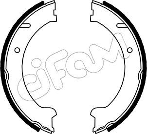 CIFAM 153-480 Brake Shoe Set, parking brake