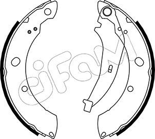 Brake Shoe Set CIFAM 153-481