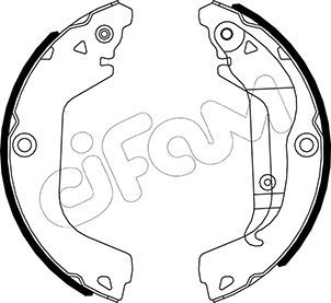 Brake Shoe Set CIFAM 153-484