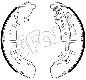 CIFAM 153-487 Brake Shoe Set
