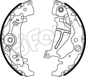 CIFAM 153-501 Brake Shoe Set