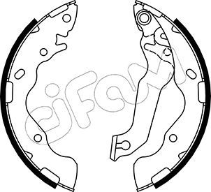 Brake Shoe Set CIFAM 153-504
