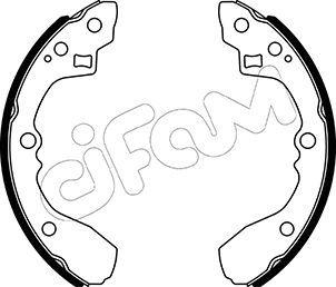 Brake Shoe Set CIFAM 153-506