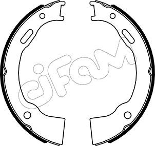 Brake Shoe Set, parking brake CIFAM 153-514