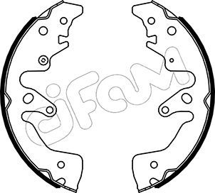 Brake Shoe Set CIFAM 153-516